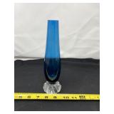 9 Inch Aseda Glasbruk Glass Vase