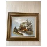 28 x 32 Framed Painting By Peters Number 5741