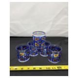 Five Modern Low Ball Glasses