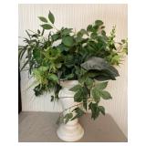 16 inch Ceramic Vase with artificial Flowers