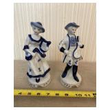 Taiwan Porcelain Colonial Style Figurines