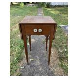 Wood Drop Leaf Side Table