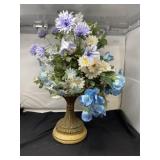 Gold colored Pedestal Decor