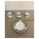 Gibson China Plates, Bowl and Cups