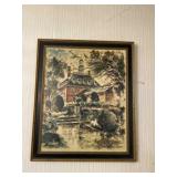 Framed Palace Gardens Picture