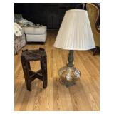 Small Table with Lamp