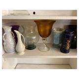 All Vases On Shelf