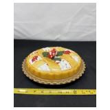 Cherry Decor Pie Dish With Lid