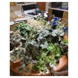 Vases and Artificial Plants and Flowers