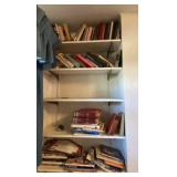 All Books On Shelf Including Dictionaries