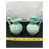 Avon Milk Glass Pitchers one with Lid