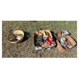 Crowbar, Pliers, Screws, Bolts, Rope, Saw