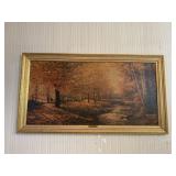 Autumn Leaves By R Wood Framed Picture