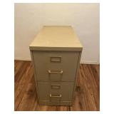 Two Drawer Metal Heavy Filing Cabinet