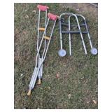 Crutches and Walker