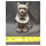 Cast Iron Bear Coin Bank Vintage