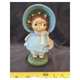 Vintage Heavy Cast Iron Dolly Dimple Coin Bank