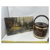 Wall Decor with Ice Bucket