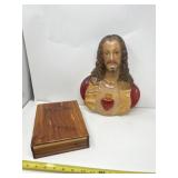 Jesus Decor and a Holy Bible