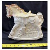 Vintage McCoy Rocking Horse Cookie Jar Small Chip