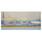 Corning Ware Blue Cornflower Casserole Dishes