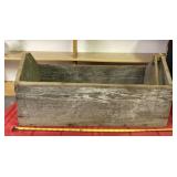 Rustic Wood Tool Caddy 27 Inches Long