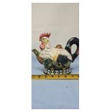 Vintage Ceramic Rooster Teapot