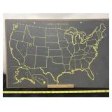United States Chalk Board