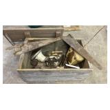 Wood Box With Contents