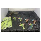 Hummingbird Hangers, New Metal Garden Hooks and