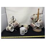 Norman Rockwell and More Coffee Cups with Wood