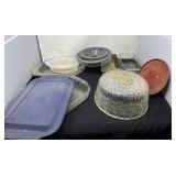 Plastic Cake Dome, Roasting Dish, Pyrex Cake Dish