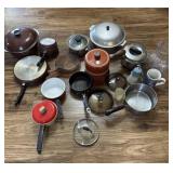 Club Pans, Vision Skillets and All on Floor
