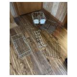 Dish Strainers, Metal yarn Rack and All on Floor