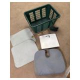 Digital Weigh Scale, Cushions, Back Scratcher and