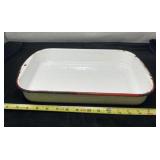 Enamelware Rectangular Baking Pan