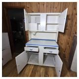 Vintage Sellers Kitchen Cabinet with Flour