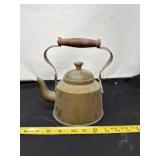 Brass or Copper Tea Kettle With Handle