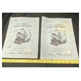 Two Ken Fletcherï¿½s Early Ford Parts Books 1928-