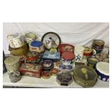 Miscellaneous Empty Tins
