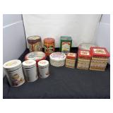 Empty Advertising Tins