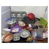Cutting Board, Candles, Strainer, Molds and All