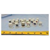 Decorative Porcelain Souvenir Thimbles