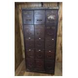 Metal Pattern Organizing Cabinet Measures 29