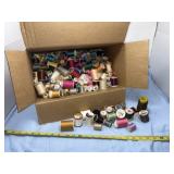 Box of Thread Spools