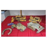 Pressed Steel Construction Toy Vehicles Including