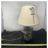 Blue Jar Lamp