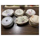 Lidded Gravy Dishes