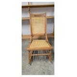 Cane-Seat Sewing Rocking Chair