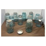 Ball Blue Mason Jars Some with Lids